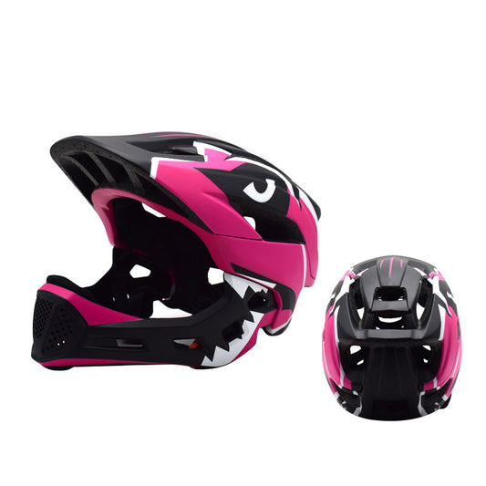 Kids Full Face E-Bike & Balance Bike Helmet — Lightweight, Adjustable, Multi-Sport