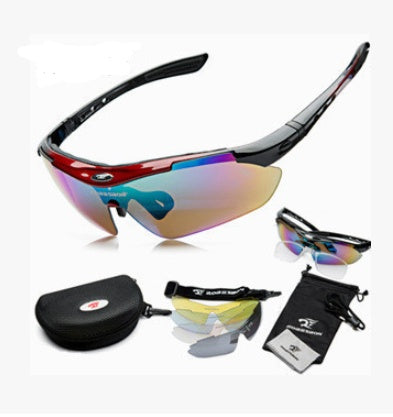 E-Bike Polarized Riding Glasses — UV Protection, Windproof, Sports Sunglasses