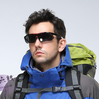 E-Bike Polarized Riding Glasses — UV Protection, Windproof, Sports Sunglasses
