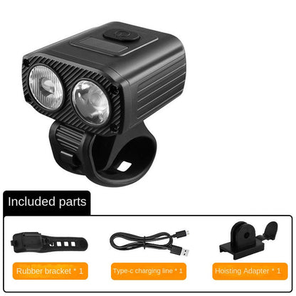 E-Bike Night Rider Headlight — High Brightness T6 LED, Type-C Charging