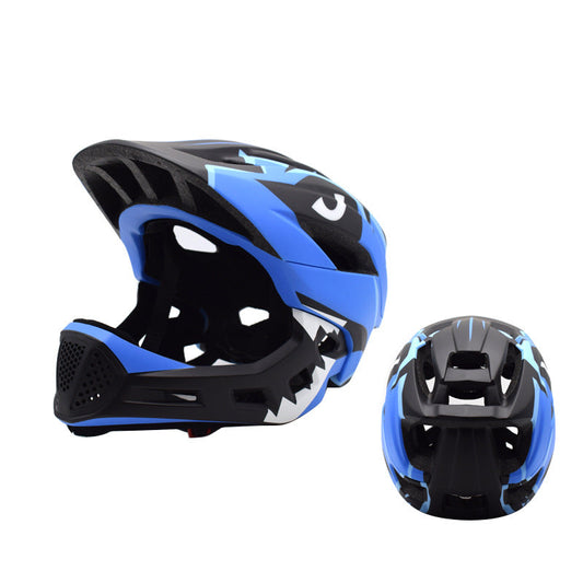 Kids Full Face E-Bike & Balance Bike Helmet — Lightweight, Adjustable, Multi-Sport