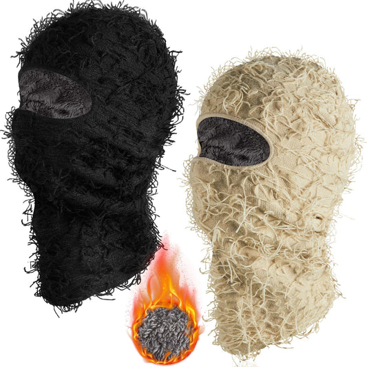 Newcotte Dual-Pack Distressed Ski Masks for Extreme Cold