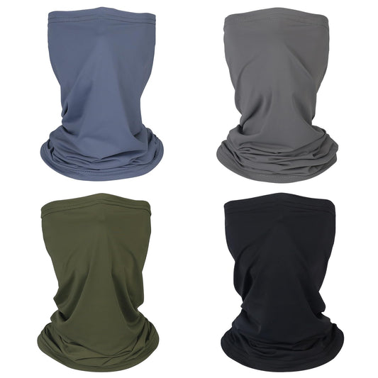 Summer Cooling Neck Gaiter Face Mask Balaclava Wind & Dust Proof Face Cover Scarf Breathable Bandana for Men Women Outdoor Sports Fishing Hiking Cycling Motorcycle UPF 50+ Combo 3