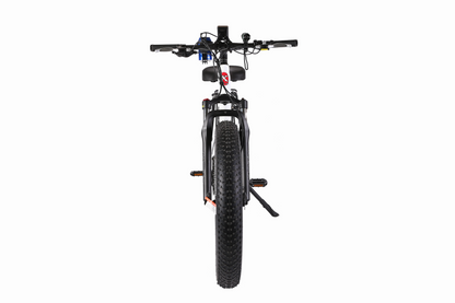 Rocky Road 48V Fat Tire E-Mountain Bike — 500W Bafang, Dual Suspension