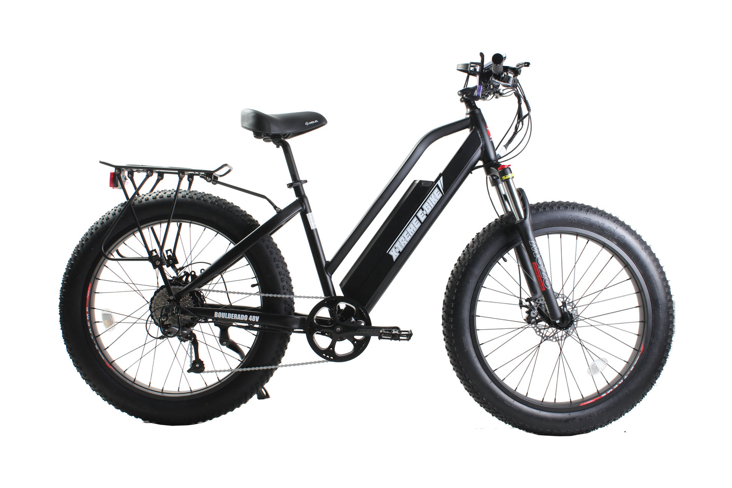 Boulderado 48V Fat Tire E-Mountain Bike — 500W Bafang Motor, 70+ Mile Range