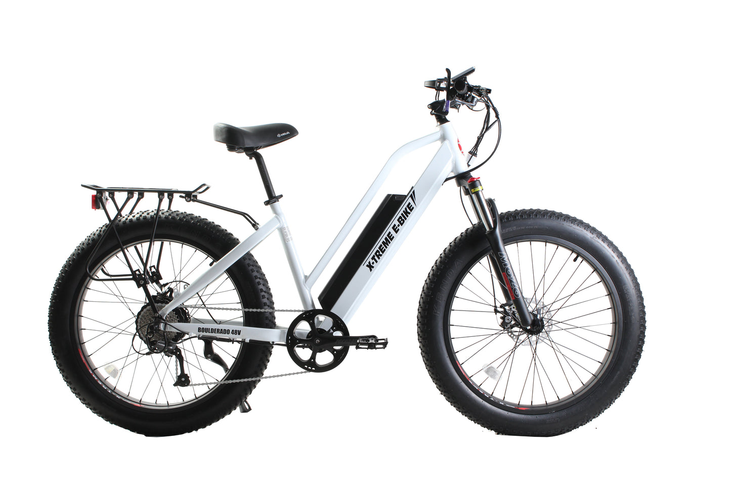 Boulderado 48V Fat Tire E-Mountain Bike — 500W Bafang Motor, 70+ Mile Range