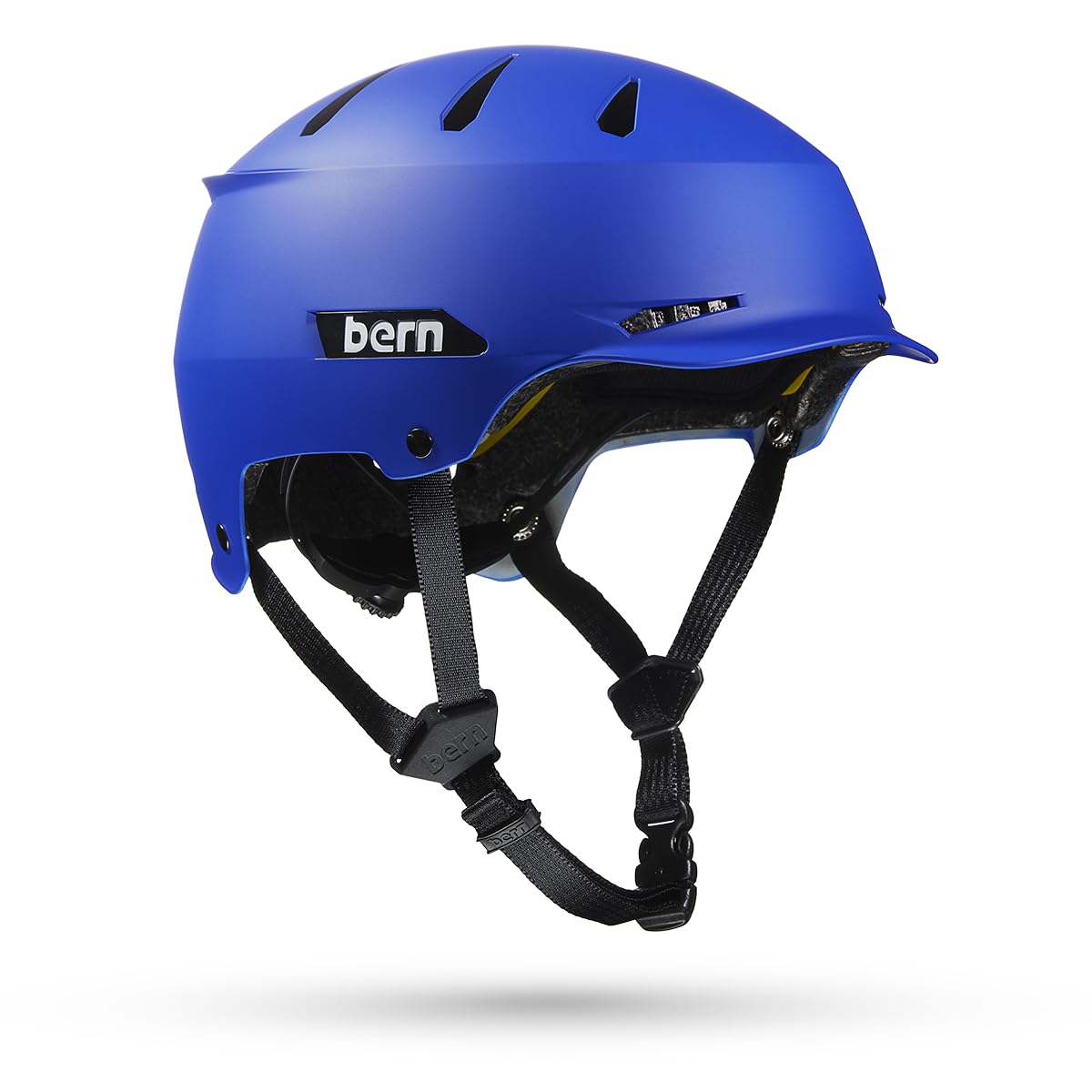Bern Hendrix Adult Bike Helmet - Brim Style - Multisport Certified - MIPS Rotational Impact Protection - Medium Matte Sea Helmet - Lightweight Adult Skateboard Helmet - Bicycle Helmet