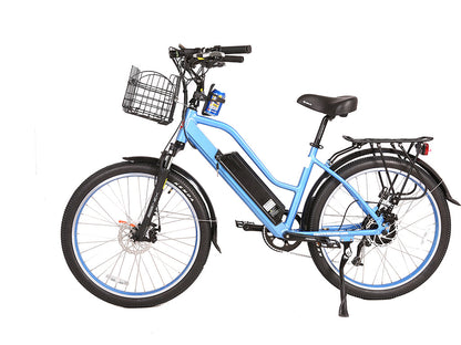 Catalina 48V Beach Cruiser E-Bike — 500W Motor, Long Range Step-Through Comfort Bike