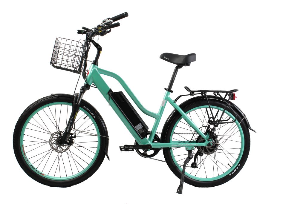Catalina 48V Beach Cruiser E-Bike — 500W Motor, Long Range Step-Through Comfort Bike