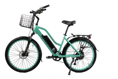 Catalina 48V Beach Cruiser E-Bike — 500W Motor, Long Range Step-Through Comfort Bike