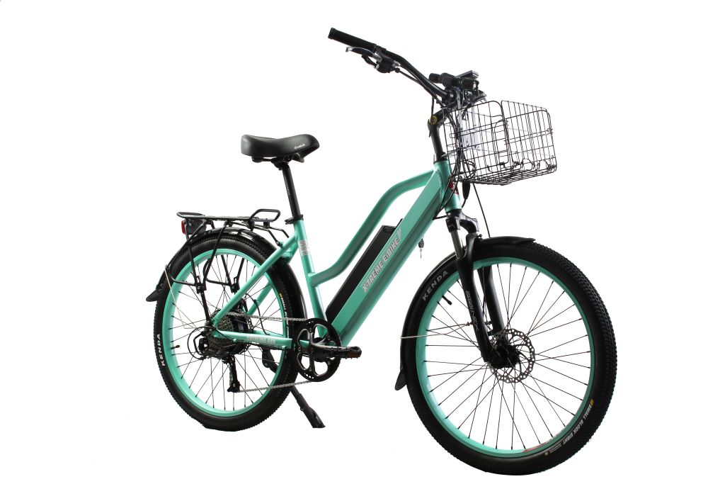 Catalina 48V Beach Cruiser E-Bike — 500W Motor, Long Range Step-Through Comfort Bike