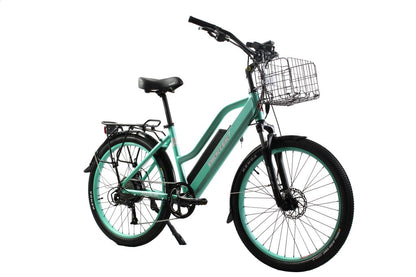 Catalina 48V Beach Cruiser E-Bike — 500W Motor, Long Range Step-Through Comfort Bike