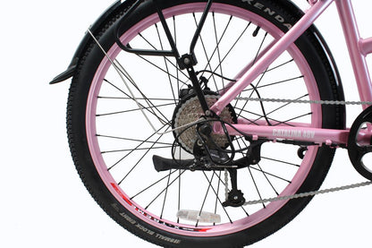 Catalina 48V Beach Cruiser E-Bike — 500W Motor, Long Range Step-Through Comfort Bike