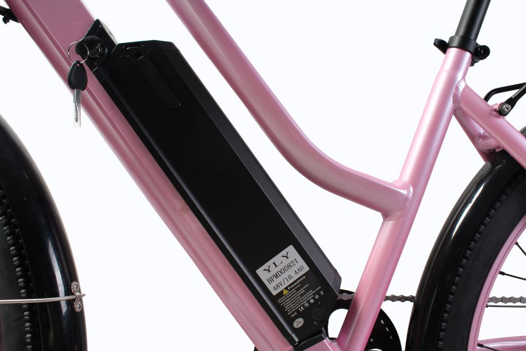 Catalina 48V Beach Cruiser E-Bike — 500W Motor, Long Range Step-Through Comfort Bike