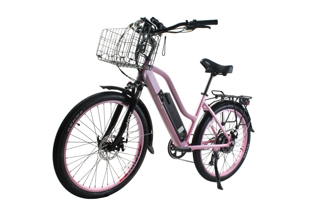 Catalina 48V Beach Cruiser E-Bike — 500W Motor, Long Range Step-Through Comfort Bike