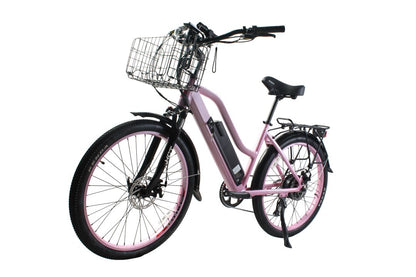 Catalina 48V Beach Cruiser E-Bike — 500W Motor, Long Range Step-Through Comfort Bike