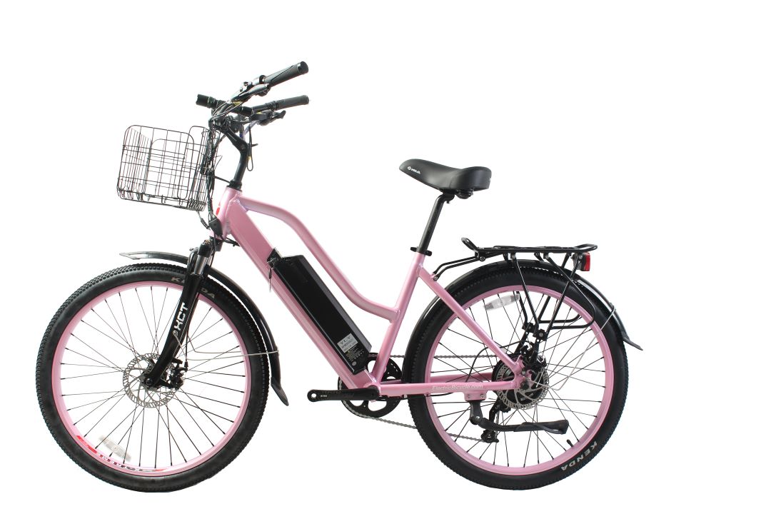 Catalina 48V Beach Cruiser E-Bike — 500W Motor, Long Range Step-Through Comfort Bike