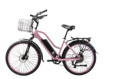 Catalina 48V Beach Cruiser E-Bike — 500W Motor, Long Range Step-Through Comfort Bike
