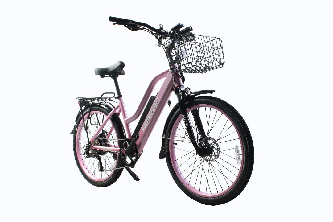 Catalina 48V Beach Cruiser E-Bike — 500W Motor, Long Range Step-Through Comfort Bike