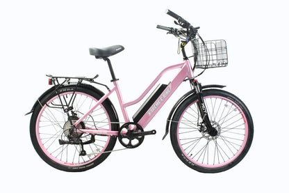 Catalina 48V Beach Cruiser E-Bike — 500W Motor, Long Range Step-Through Comfort Bike