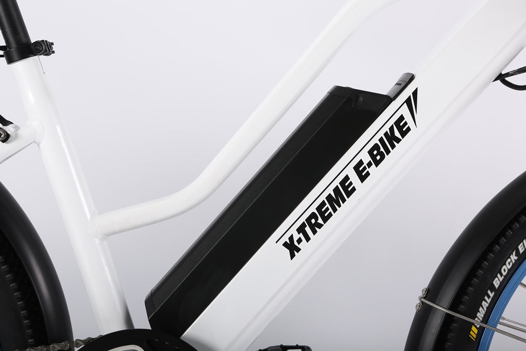 Catalina 48V Beach Cruiser E-Bike — 500W Motor, Long Range Step-Through Comfort Bike