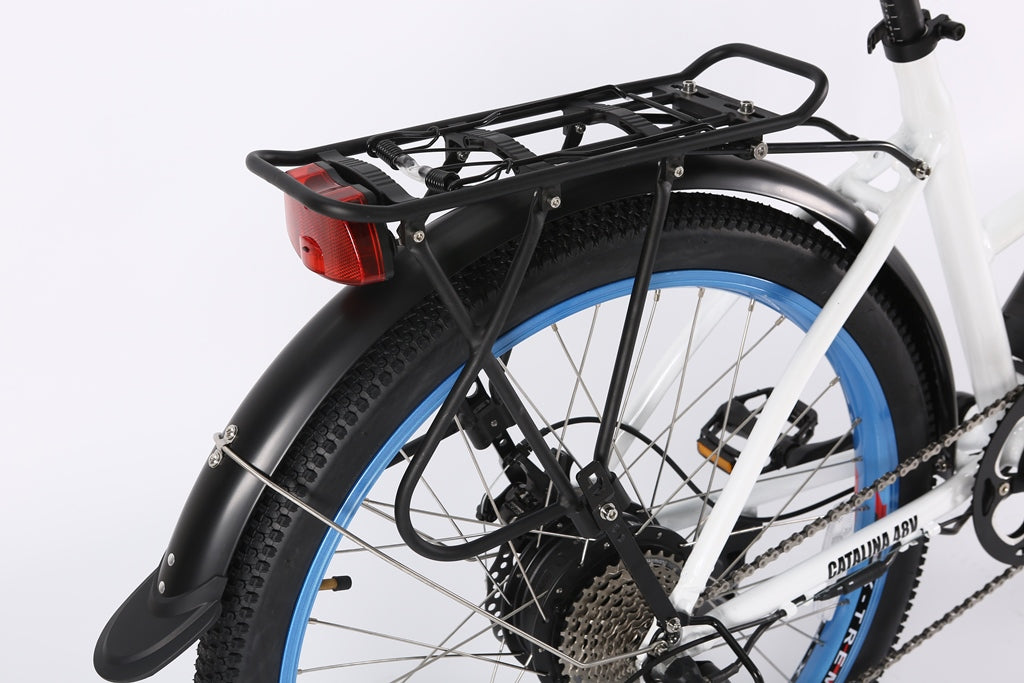 Catalina 48V Beach Cruiser E-Bike — 500W Motor, Long Range Step-Through Comfort Bike
