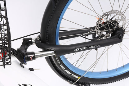 Catalina 48V Beach Cruiser E-Bike — 500W Motor, Long Range Step-Through Comfort Bike