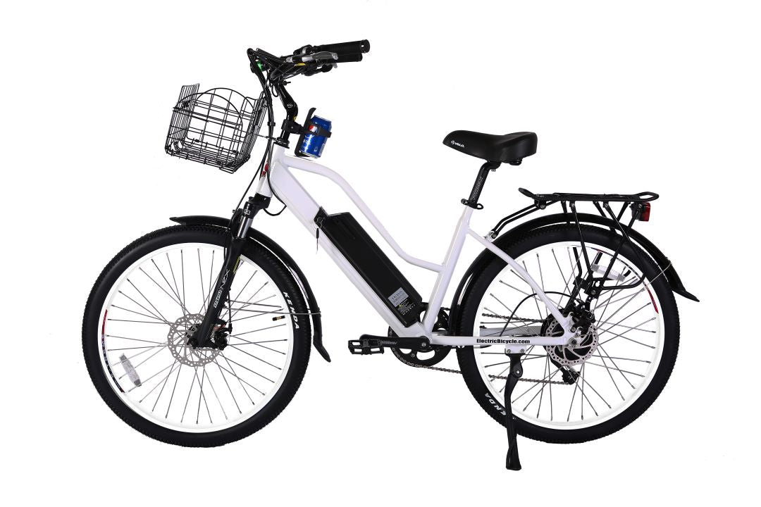 Catalina 48V Beach Cruiser E-Bike — 500W Motor, Long Range Step-Through Comfort Bike