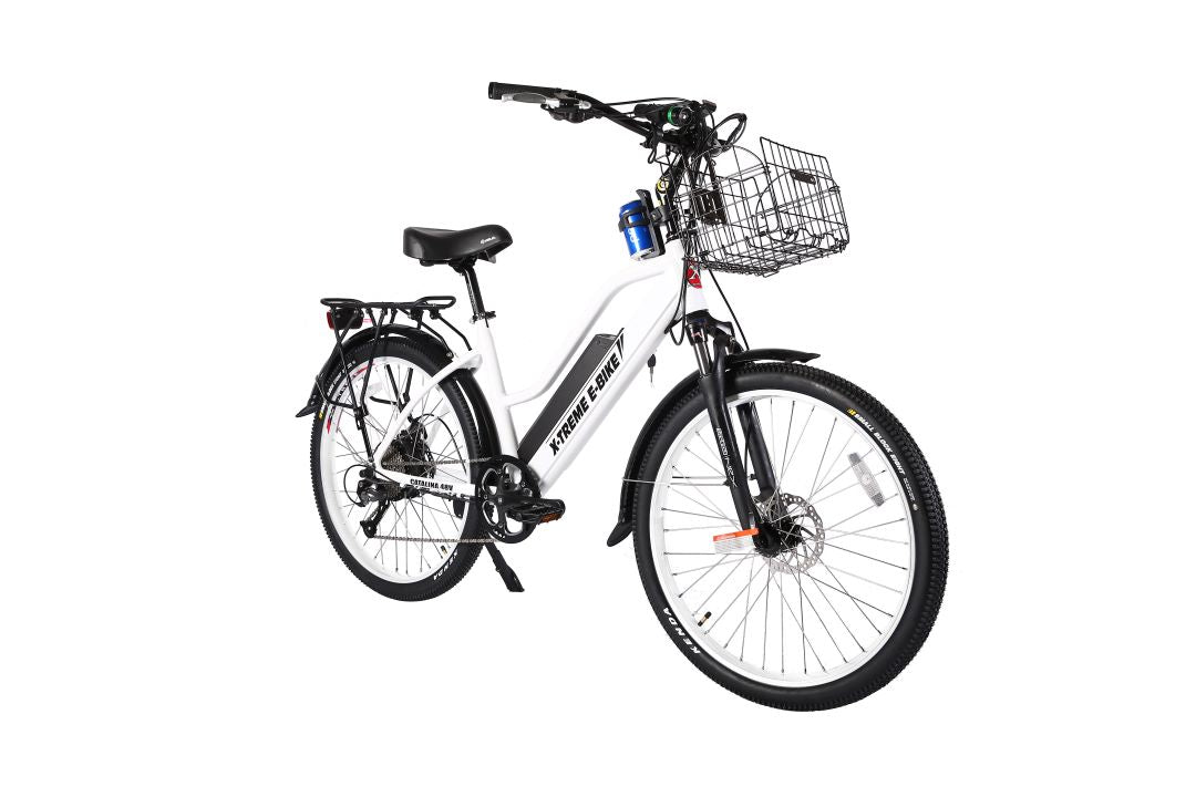 Catalina 48V Beach Cruiser E-Bike — 500W Motor, Long Range Step-Through Comfort Bike