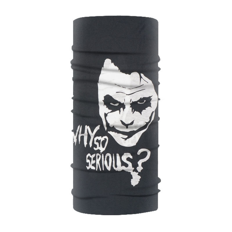 "Clown V Motorcycle Half Face Mask Multi-Function Scarf"