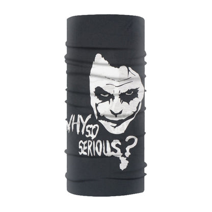"Clown V Motorcycle Half Face Mask Multi-Function Scarf"