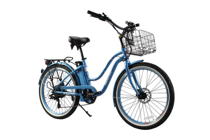 Malibu Elite Max Beach Cruiser E-Bike — 36V 350W, 30+ Mile Range