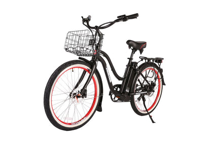 Malibu Elite Max Beach Cruiser E-Bike — 36V 350W, 30+ Mile Range