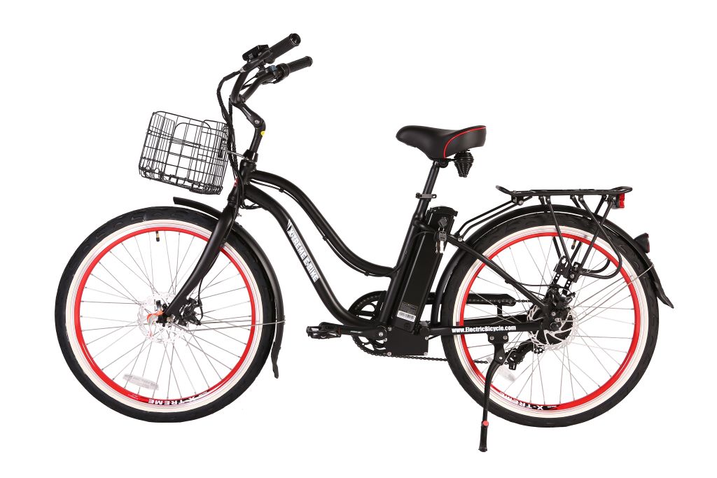 Malibu Elite Max Beach Cruiser E-Bike — 36V 350W, 30+ Mile Range