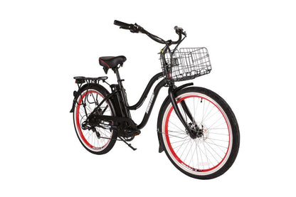 Malibu Elite Max Beach Cruiser E-Bike — 36V 350W, 30+ Mile Range