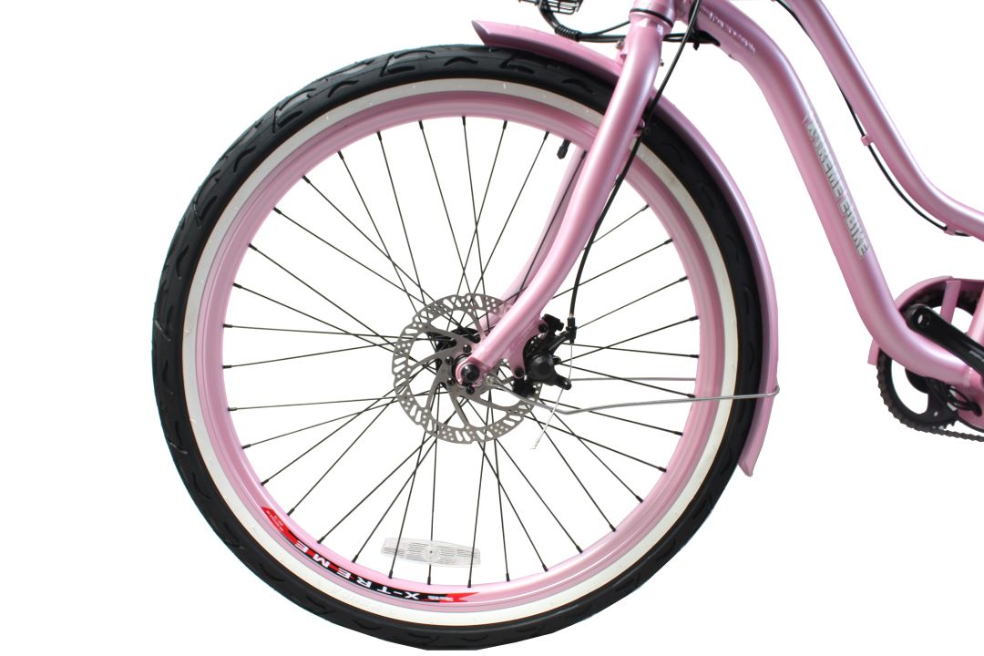 Malibu Elite Max Beach Cruiser E-Bike — 36V 350W, 30+ Mile Range