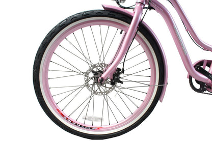 Malibu Elite Max Beach Cruiser E-Bike — 36V 350W, 30+ Mile Range
