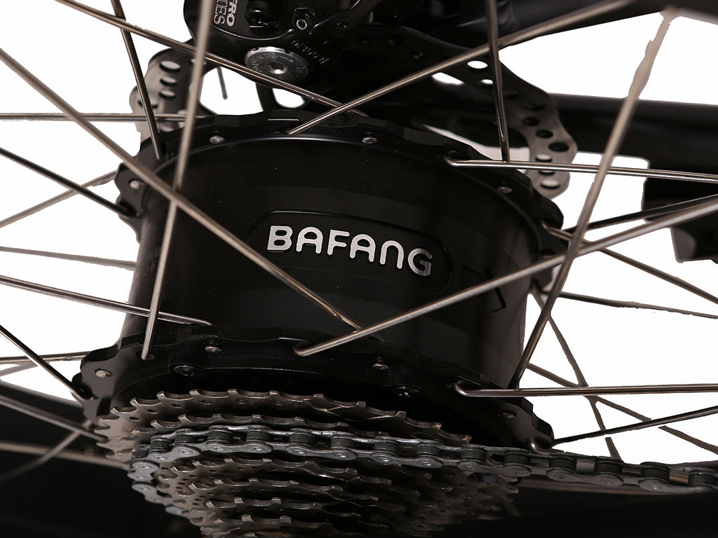 Rocky Road 48V Fat Tire E-Mountain Bike — 500W Bafang, Dual Suspension