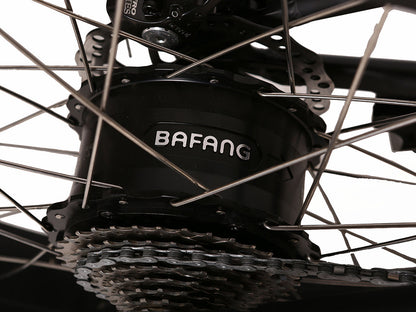 Rocky Road 48V Fat Tire E-Mountain Bike — 500W Bafang, Dual Suspension