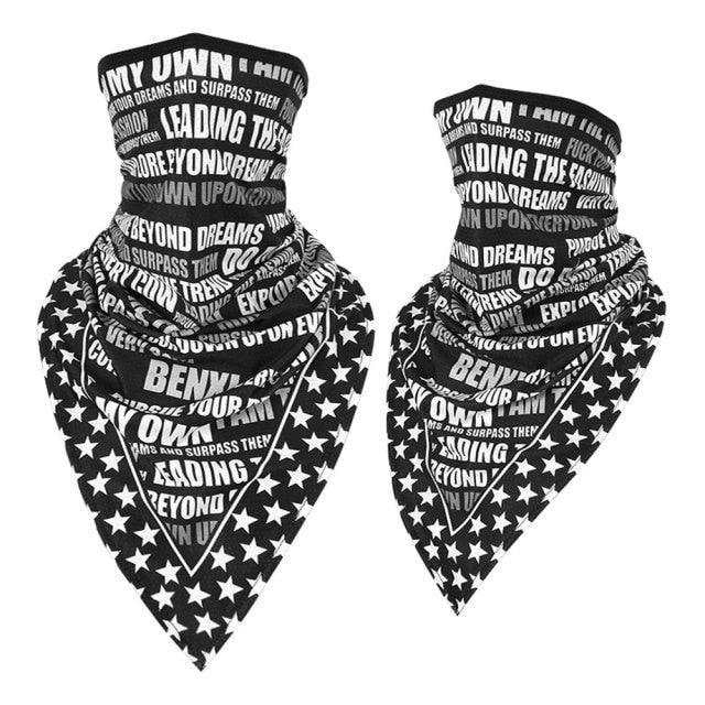 E-Bike Rider Multi-Wear Face Mask & Neck Gaiter — Windproof, Breathable, All-Season