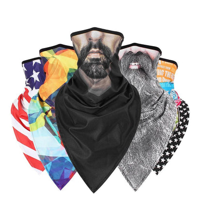 E-Bike Rider Multi-Wear Face Mask & Neck Gaiter — Windproof, Breathable, All-Season