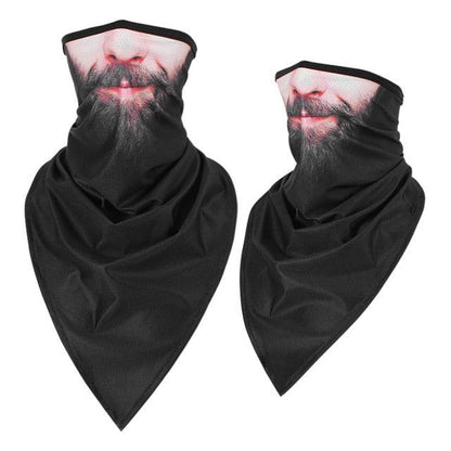 E-Bike Rider Multi-Wear Face Mask & Neck Gaiter — Windproof, Breathable, All-Season