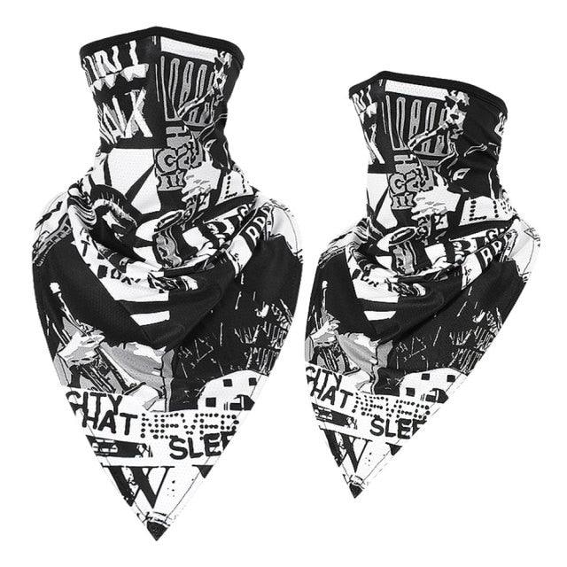E-Bike Rider Multi-Wear Face Mask & Neck Gaiter — Windproof, Breathable, All-Season