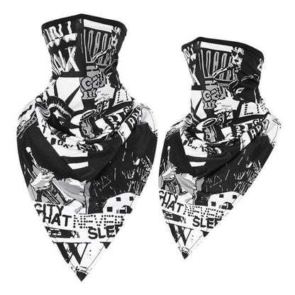 E-Bike Rider Multi-Wear Face Mask & Neck Gaiter — Windproof, Breathable, All-Season