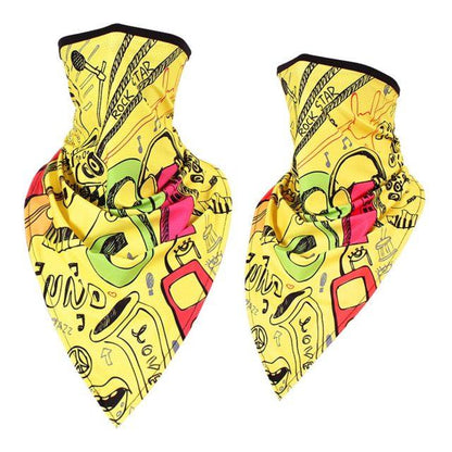 E-Bike Rider Multi-Wear Face Mask & Neck Gaiter — Windproof, Breathable, All-Season