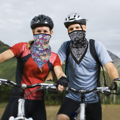 E-Bike Rider Multi-Wear Face Mask & Neck Gaiter — Windproof, Breathable, All-Season